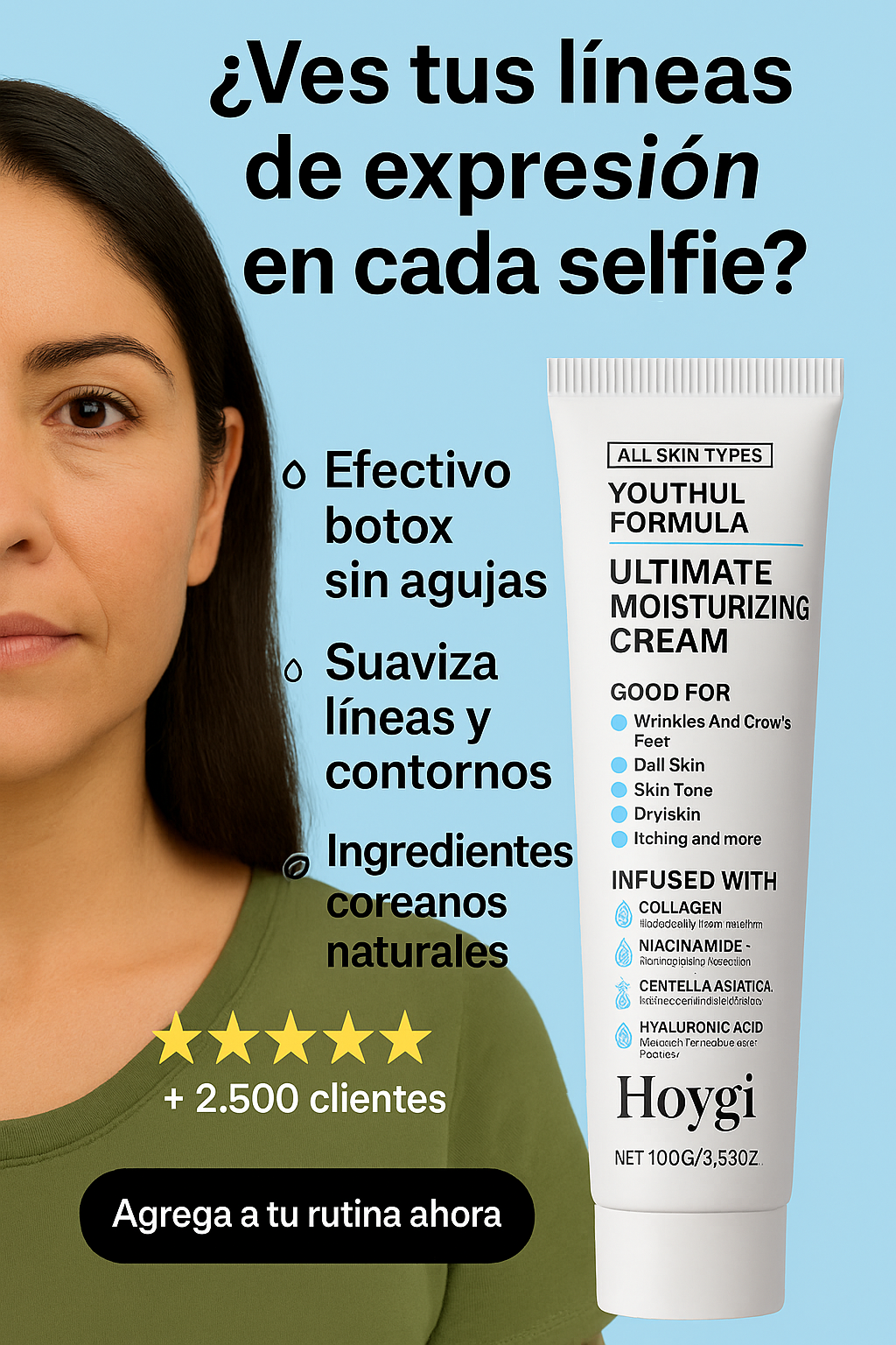 Elura™ Crema Anti-Arrugas de Colágeno